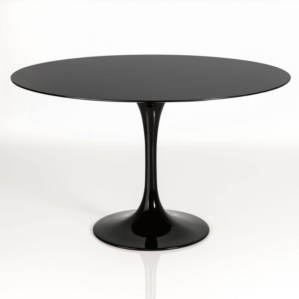 Mesa de Jantar Tulipa Saarinen Redonda 130 cm Tampo Laqueado