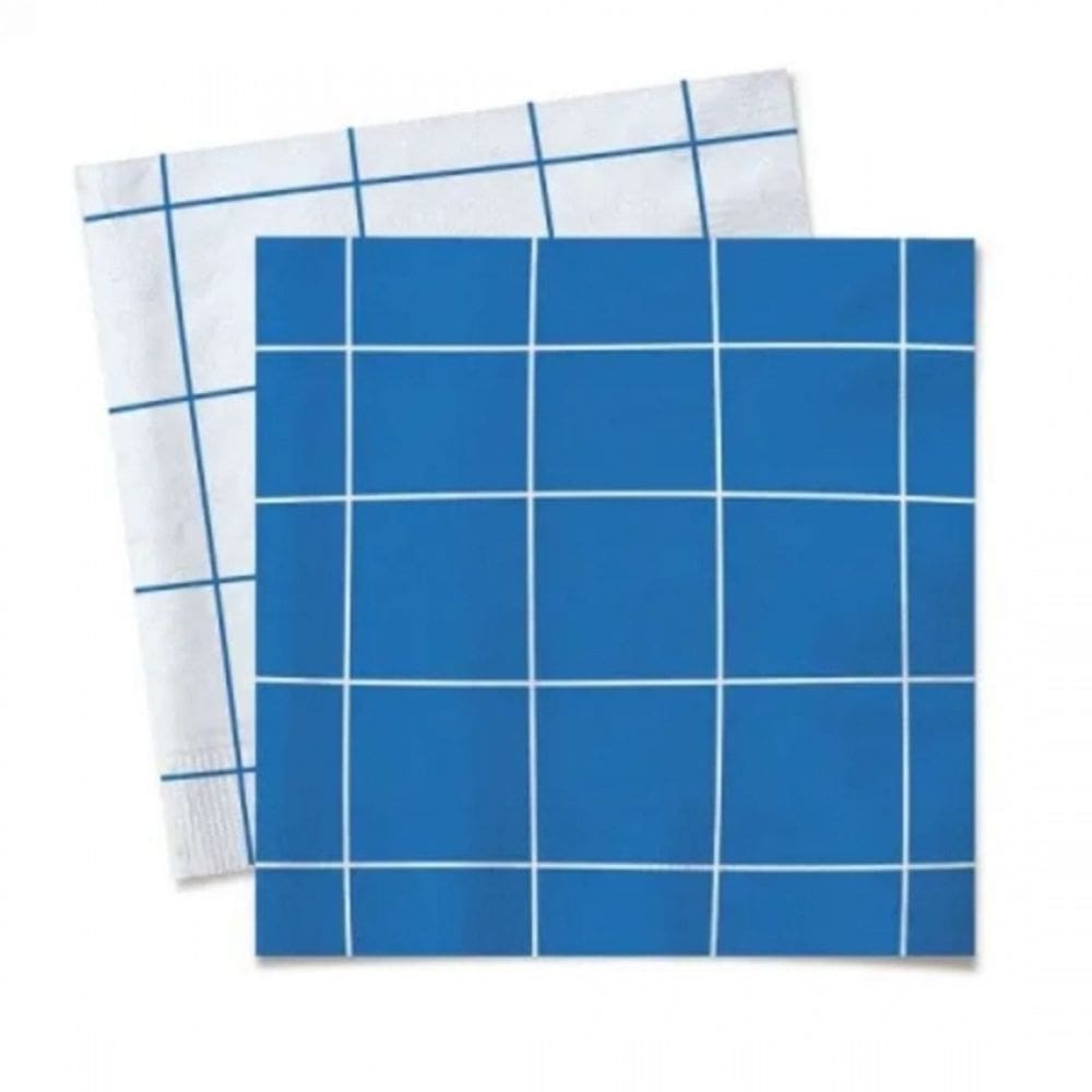 Guardanapo Happy Moments Indigo 24,5x24,5 Cromus 20un