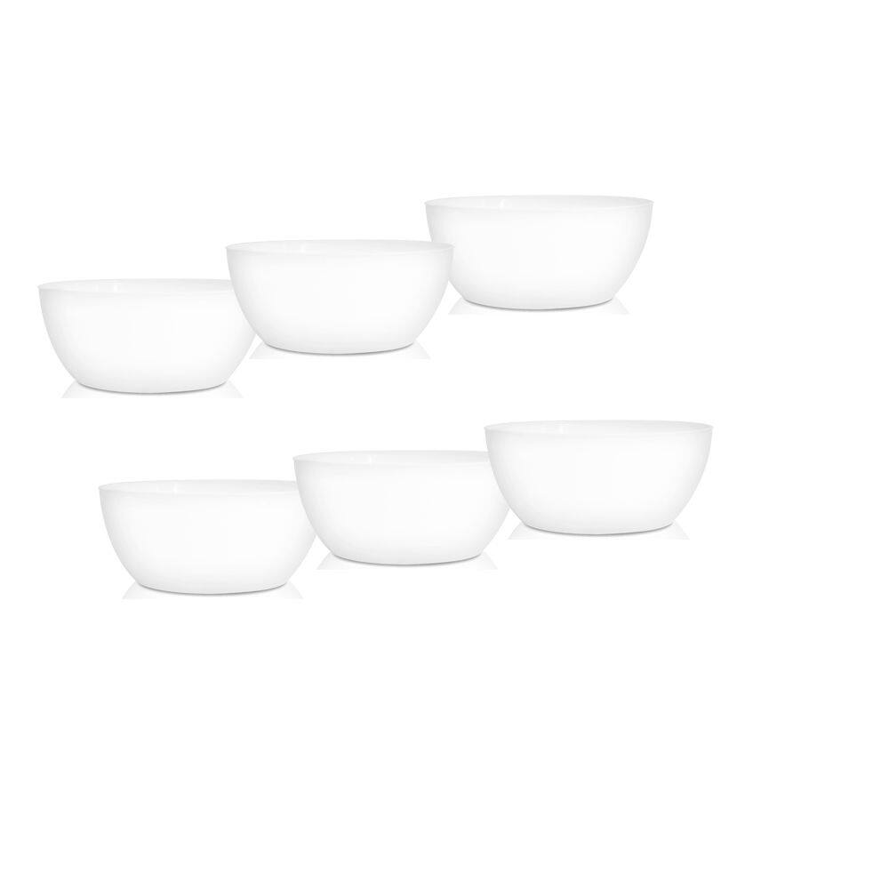 Conjunto Bowls Plastico PP resistente com 6 pç para petiscos