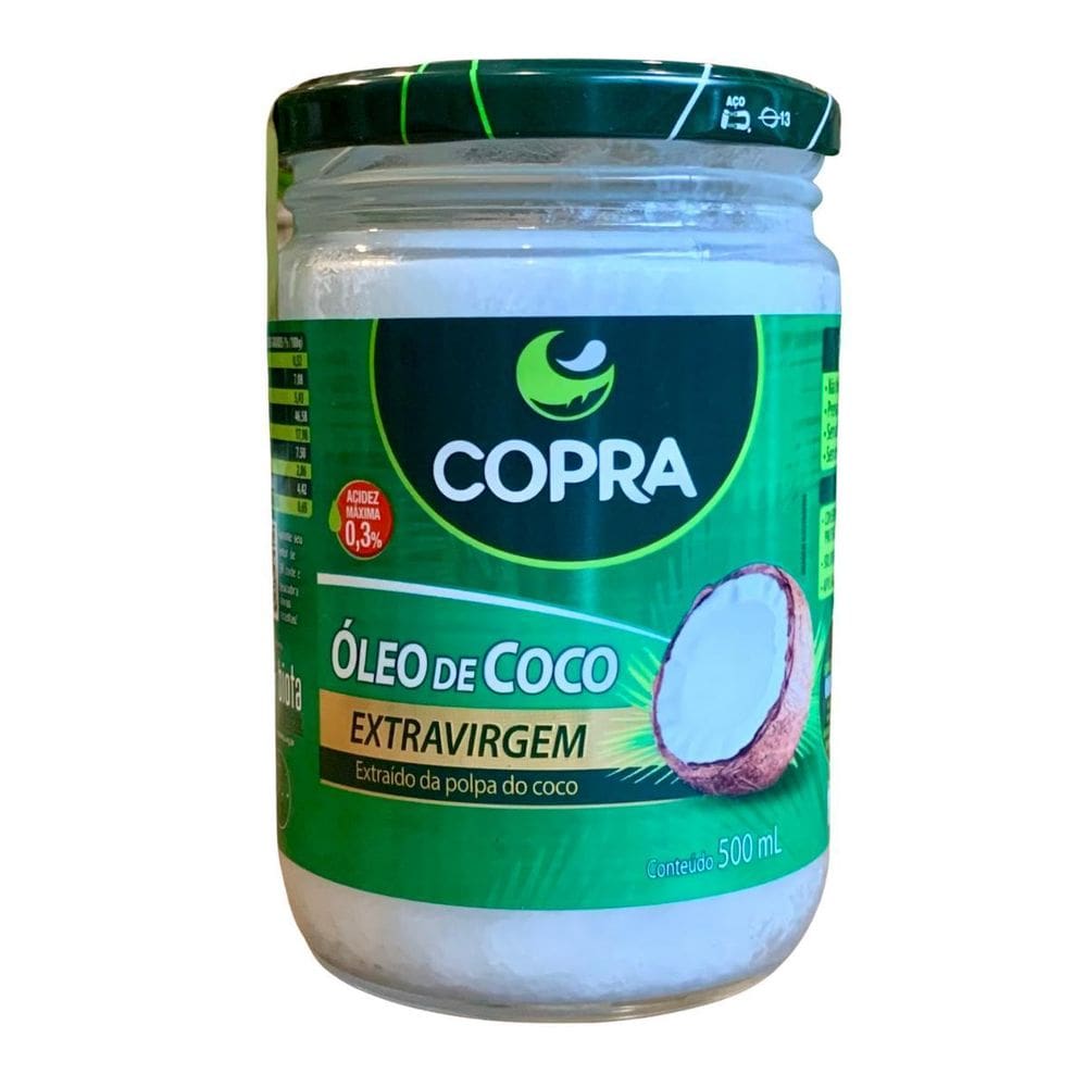Óleo De Coco Extra Virgem 500Ml
