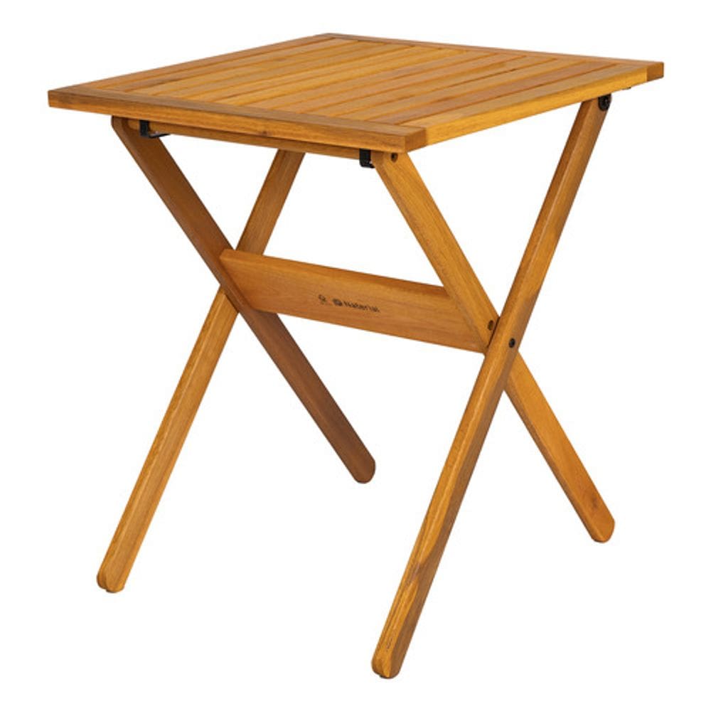 Mesa Dobravel Quadrada Jardim Varanda 72x60x60cm Em Madeira