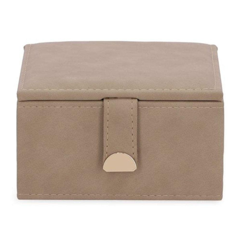 Caixa Organizadora Marrom Em Pu 19338 8,5X15X15Cm Mart