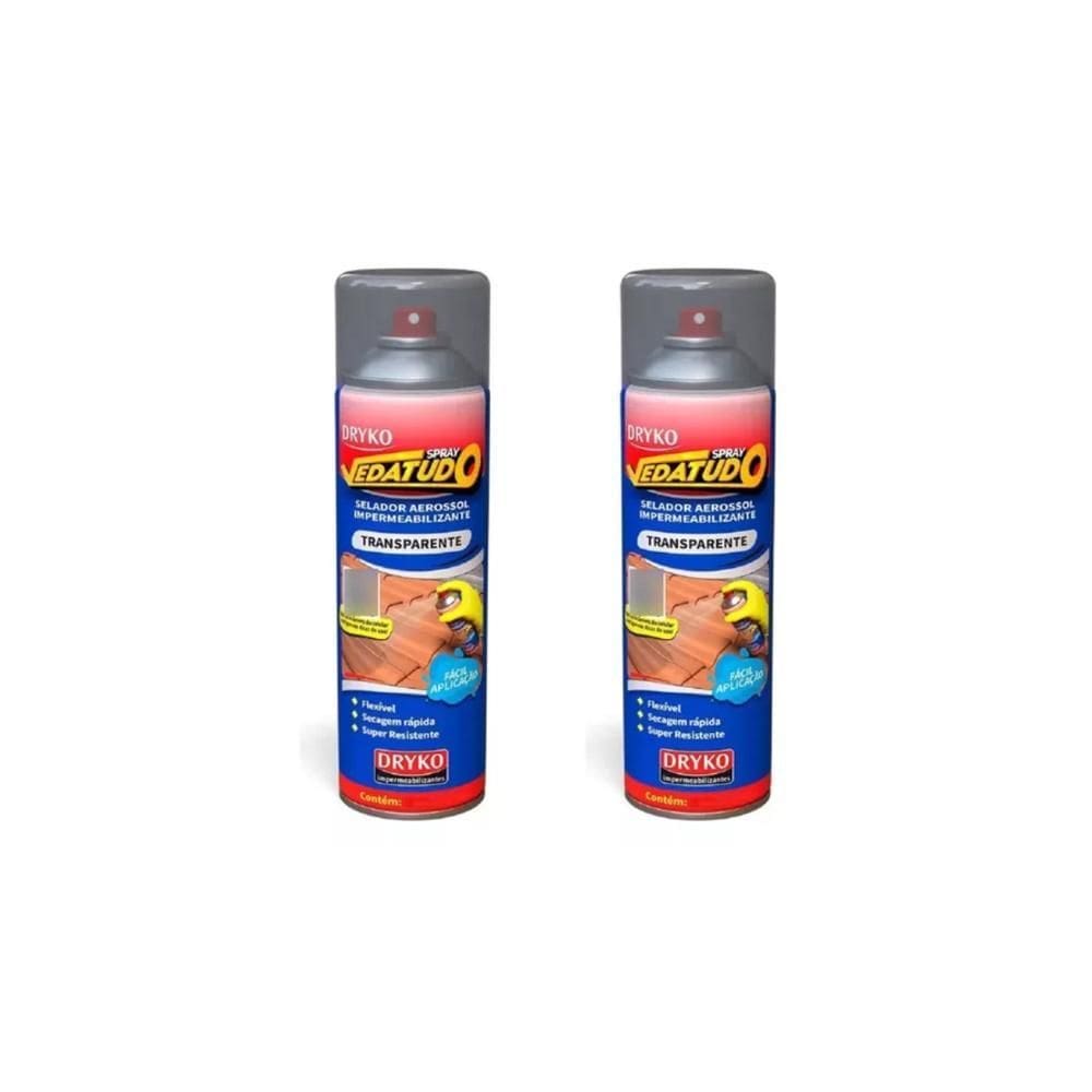02 Spray Borracha Líquida Multiuso Impermeabilizante Vedação