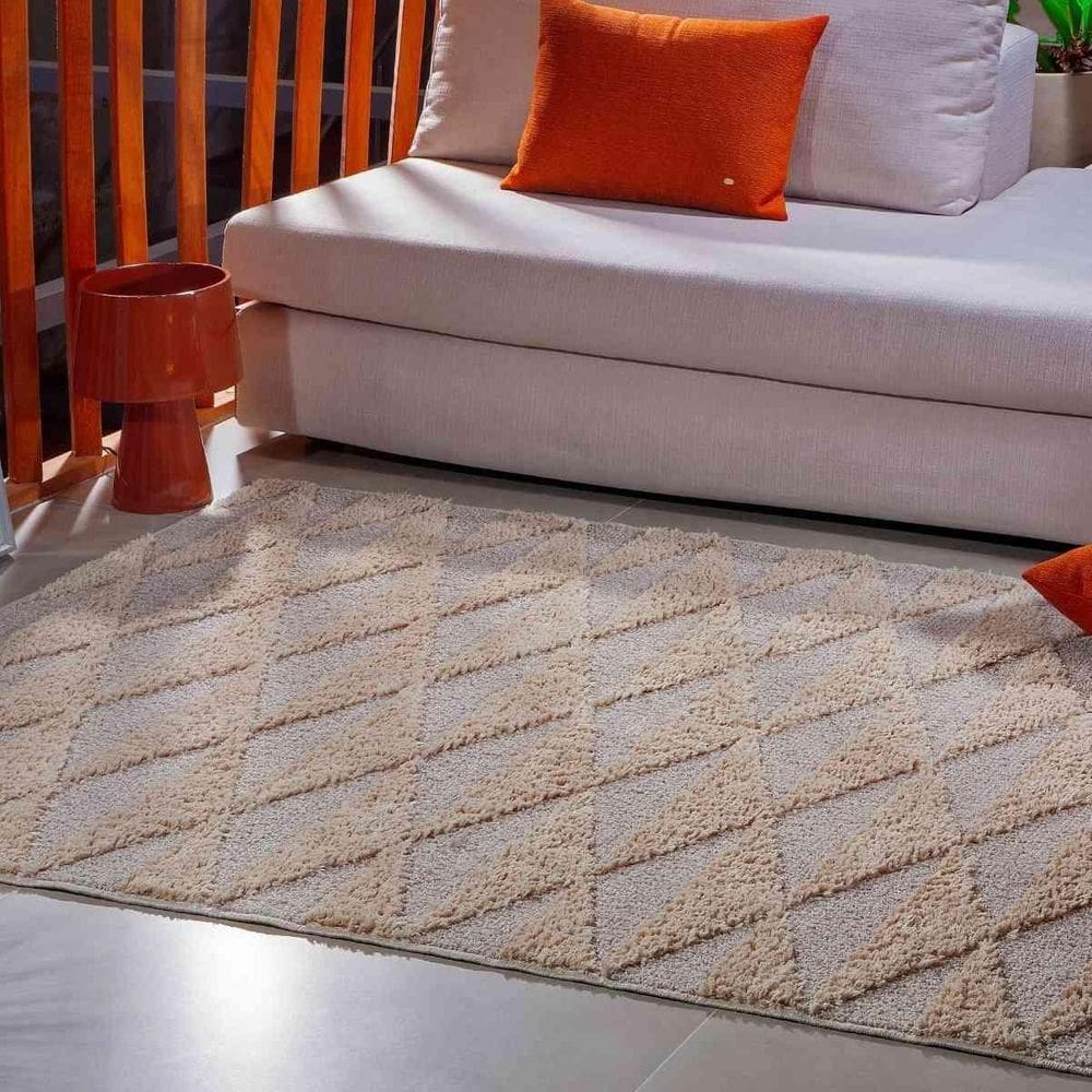 Tapete Sala E Quarto Oásis Jazz 1,00X1,50M Des 13 Perola