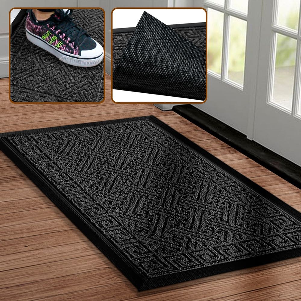 1 Tapete Porta Capacho Grego Luxo Antiderrapante Gf 60x90