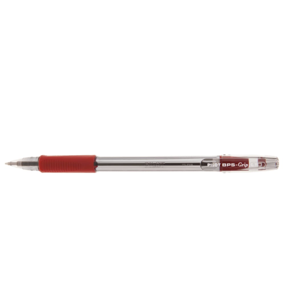Caneta Bps Grip M 1.0 Vermelha Pilot 12 Unidades