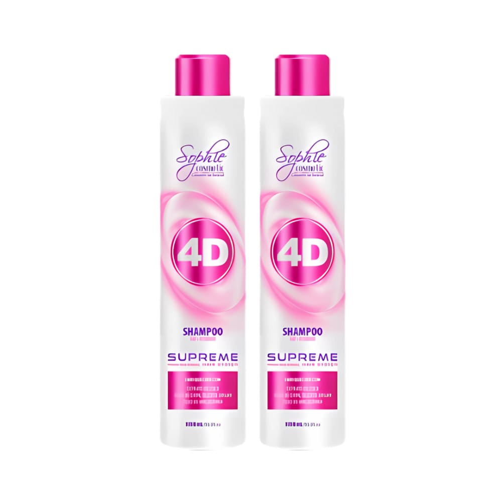 Kit 2 Shampoo 4D Supreme Anti Residuo 1L
