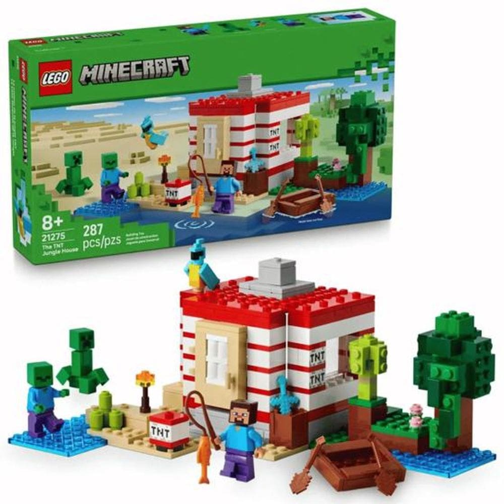 Blocos De Montar - A Casa de Dinamite na Selva LEGO DO BRASIL