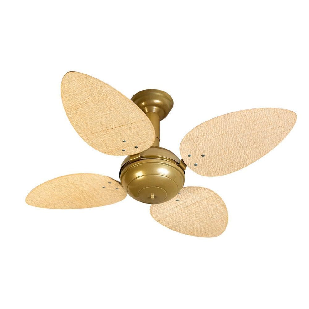 Ventilador De Teto Jet Venti-Delta Gold 4 Pás Natural 220V