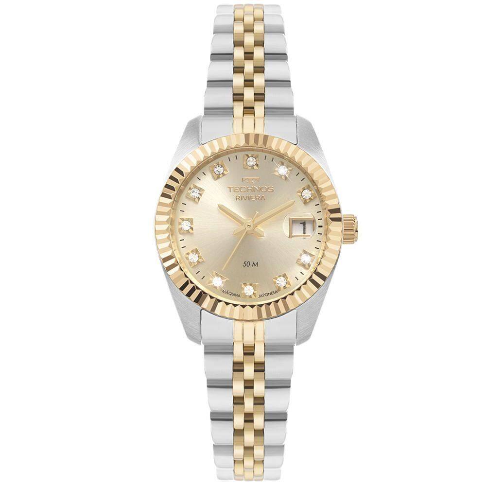 Relógio Technos Feminino Riviera Bicolor - 2015CEM/1X
