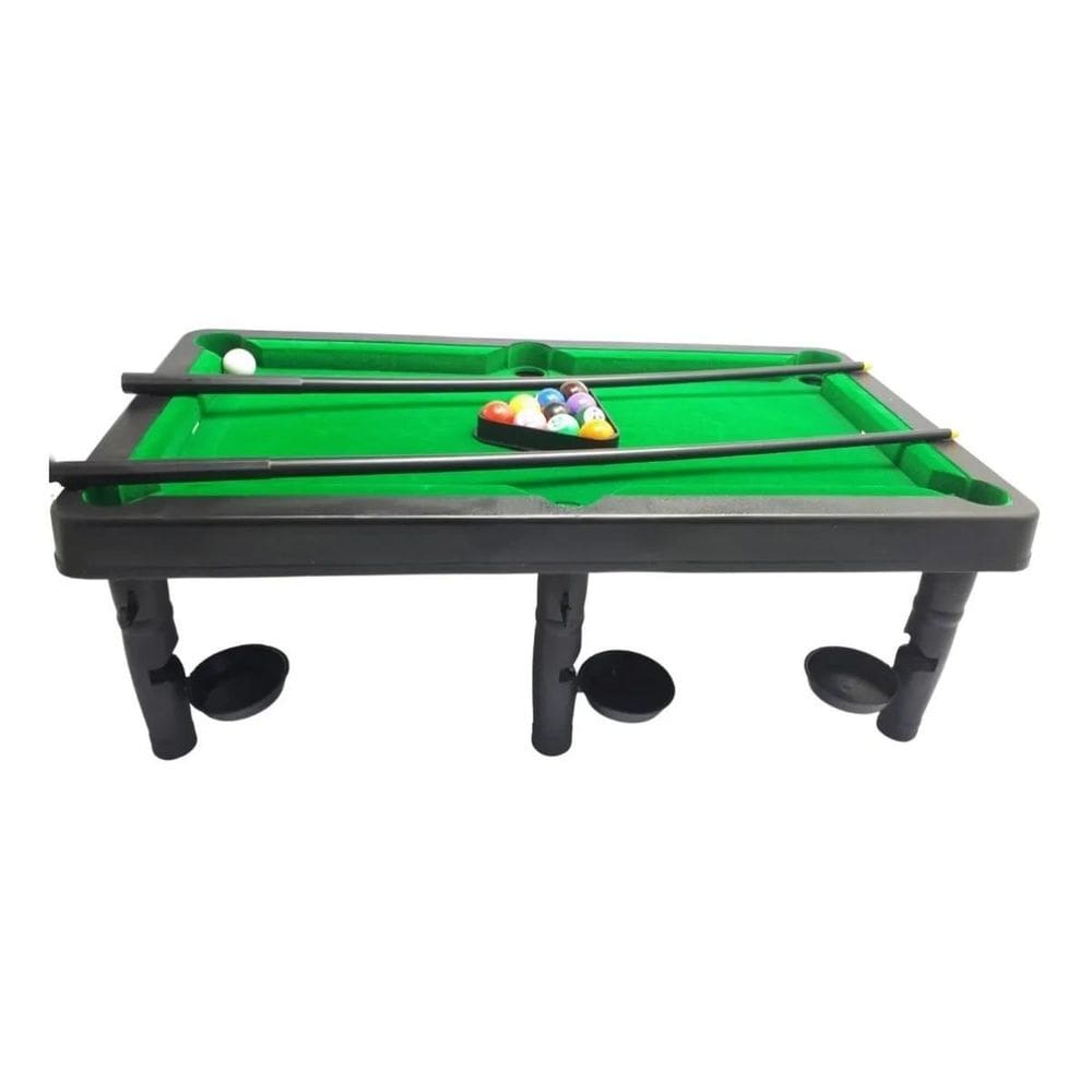 Mesinha De Sinuca Infantil Snooker Brilhar Com 02 Tacos