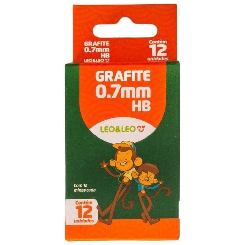 Mina De Grafite 0.7Mm Hb Leo Leo 10 Caixas Com 12 Un Tubos