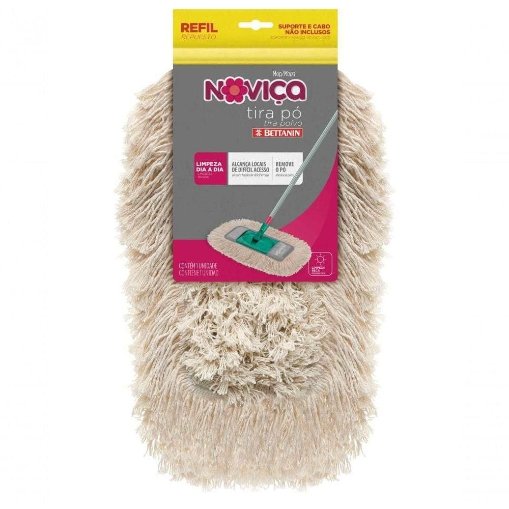 Refil Mop Tira Pó De Algodão Para Limpeza Diária Noviça Bettanin