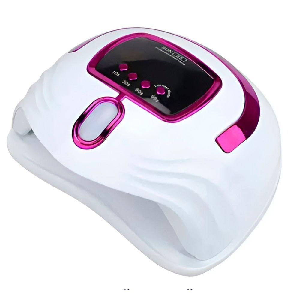 Cabine Seca Esmalte Maquina Unha Gel Sun S5 Rosa