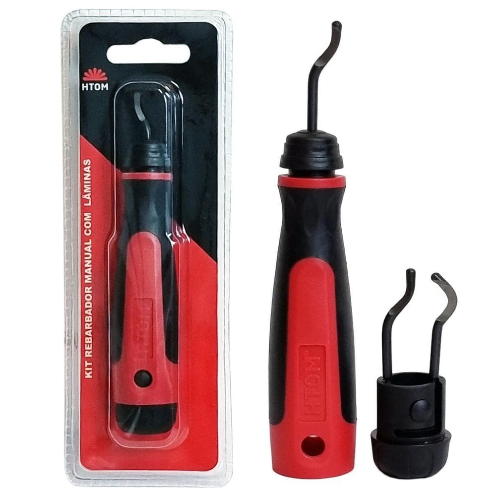 Kit Rebarbador Escariador 3 Lâminas Aço Rápido 