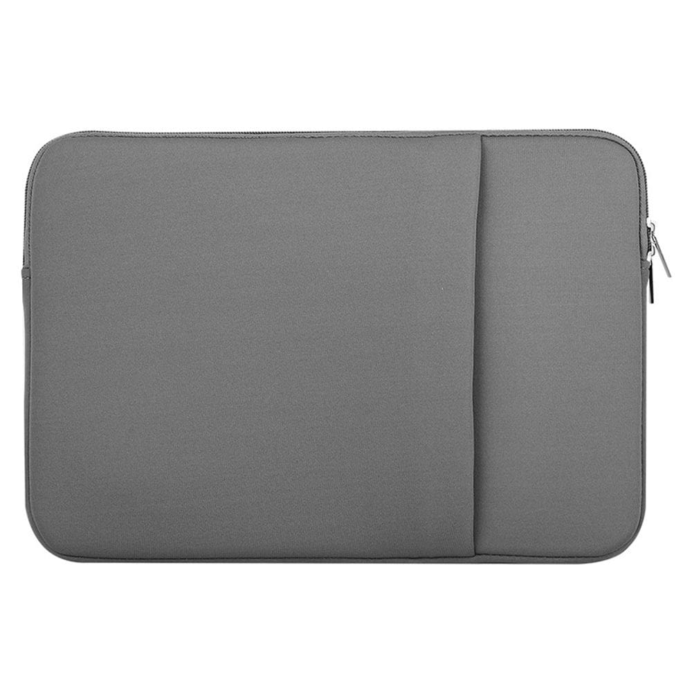 Bolsa para laptop cinza para laptop de 15,6 polegadas