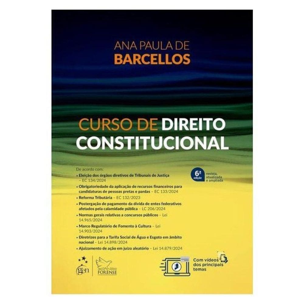 Curso De Direito Constitucional - 6ª Edição 2025