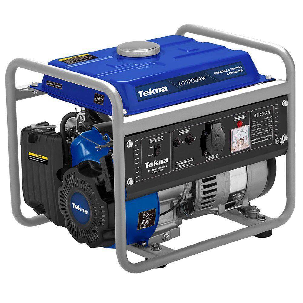 Gerador A Gasolina Potencia 1100W Monofásico 220V Tekna