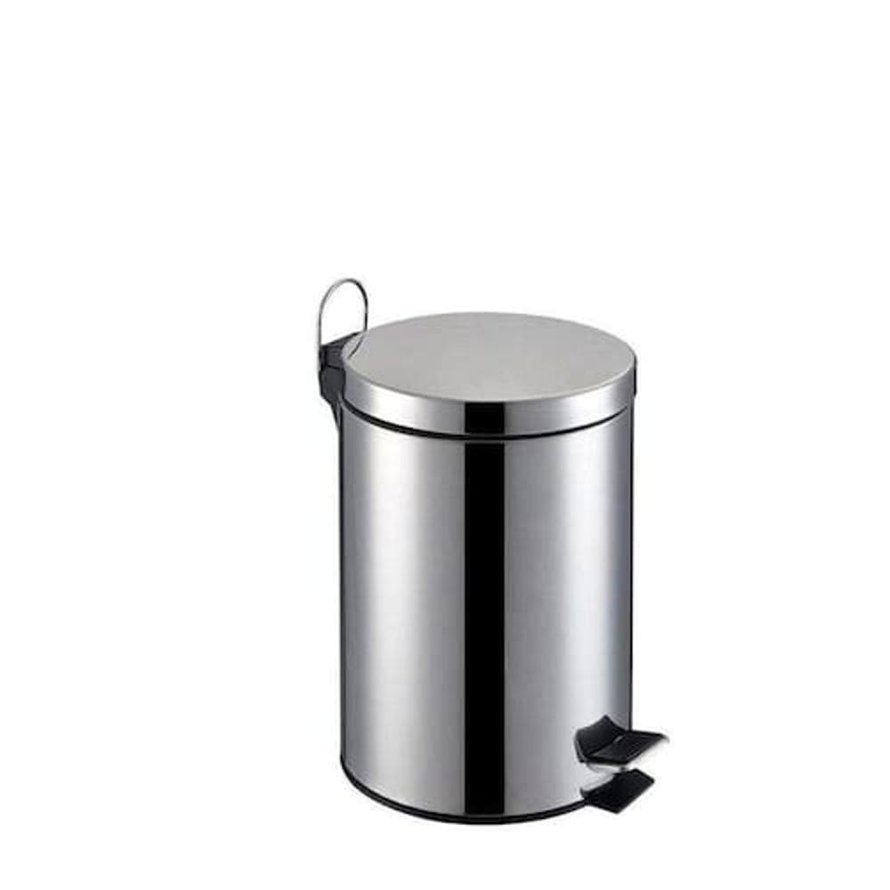 Lixeira Inox Com Pedal Cesto De Lixo Interno Removivel 12 Litros Casita