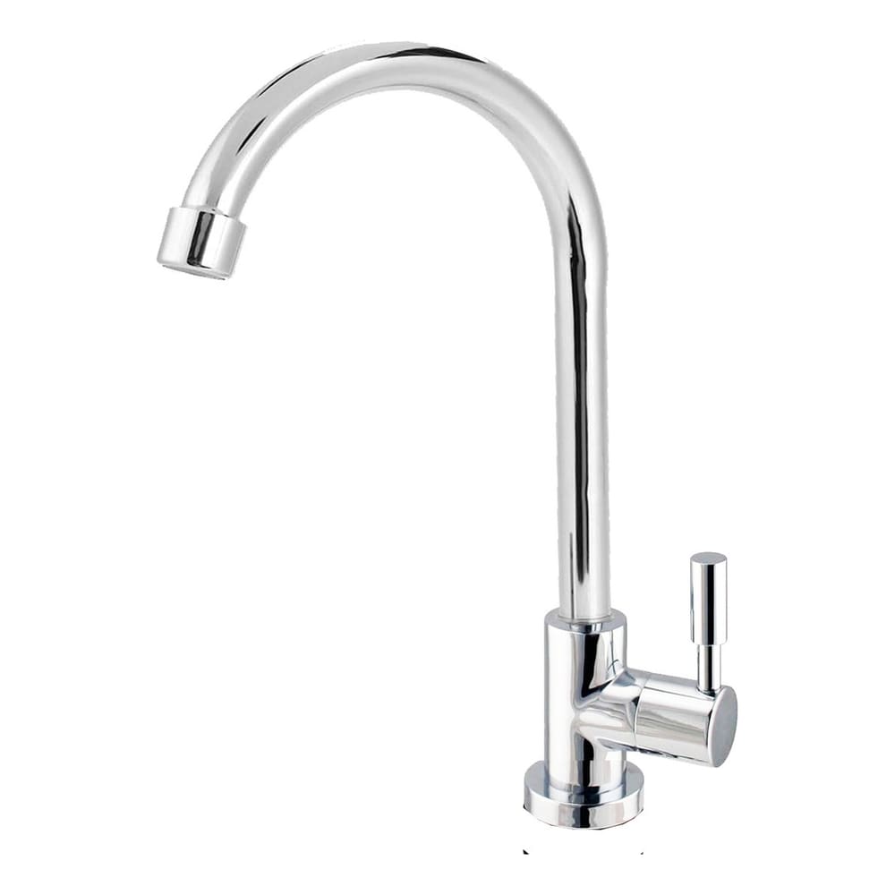 Torneira de Cozinha Gourmet Bancada Mesa 1/4 de Volta Metal Inox FC-130