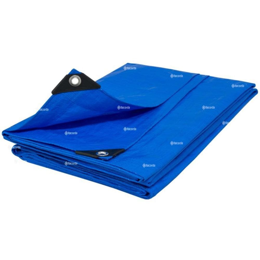 Lona 2X2M Multiuso Para Barraca Camping Silos Cobertura Azul