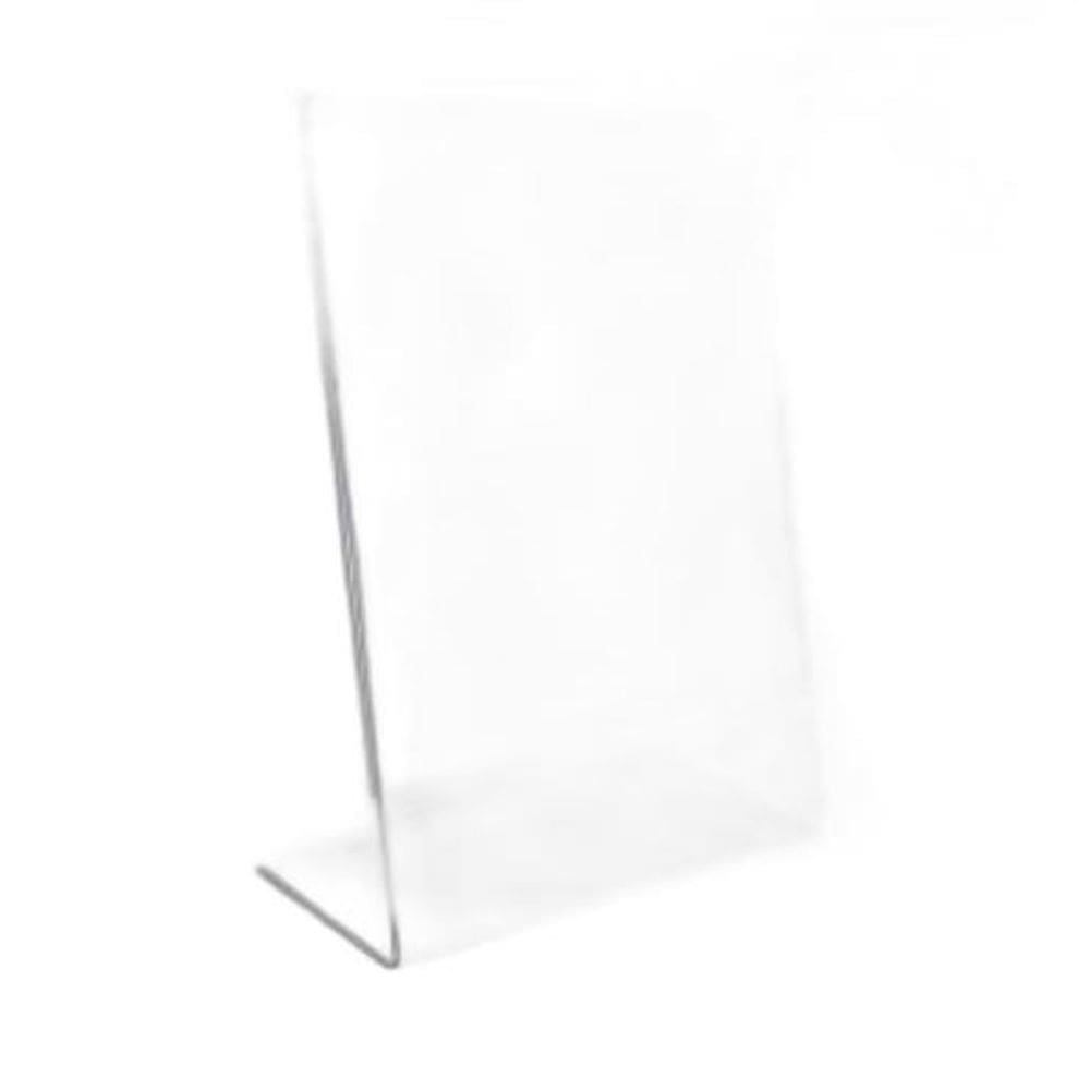 Display Mesa Acrílico Transparente 21x30cm L Vertical