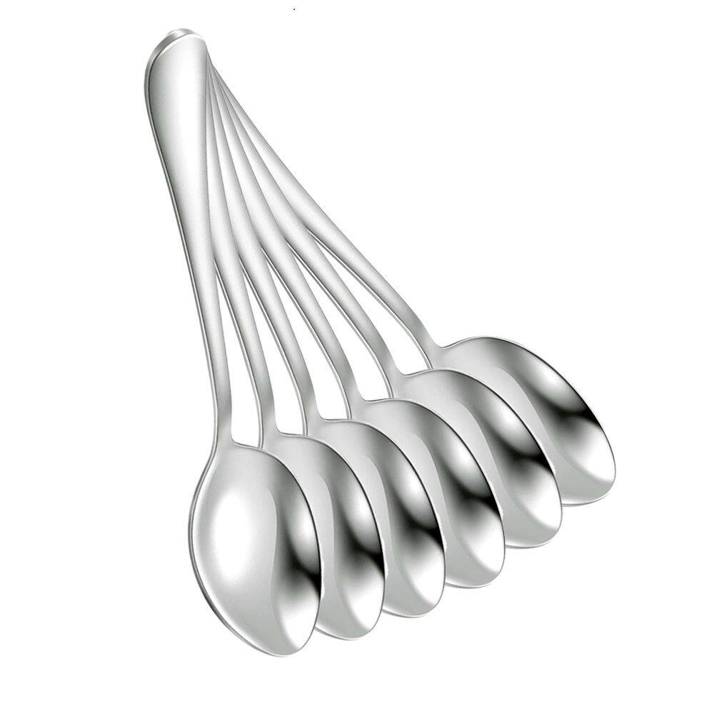 Colher de Aço Inox 20cm MONALIZA | Jogo C/ 6 Unidades Refeição Jantar