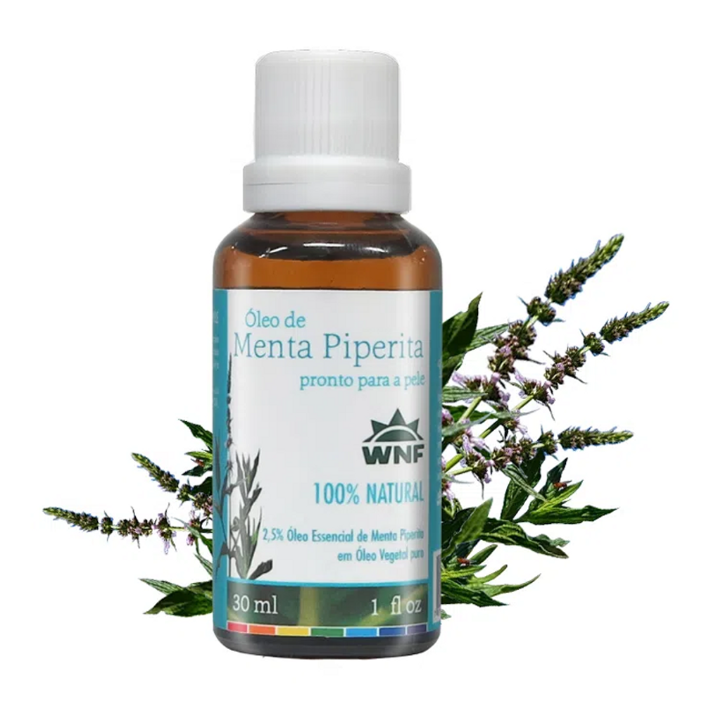Óleo De Menta Piperita Pronto Para a Pele WNF 30ml