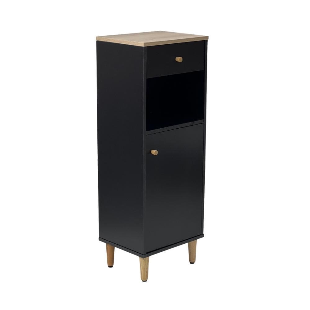 Gabinete Armário Banheiro Ditália 1Pt 1Gav BN-07 Cozy