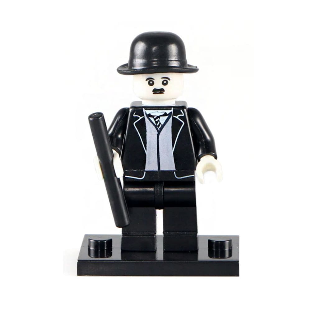 Boneco Charlie Chaplin Cinema Bloco De Montar