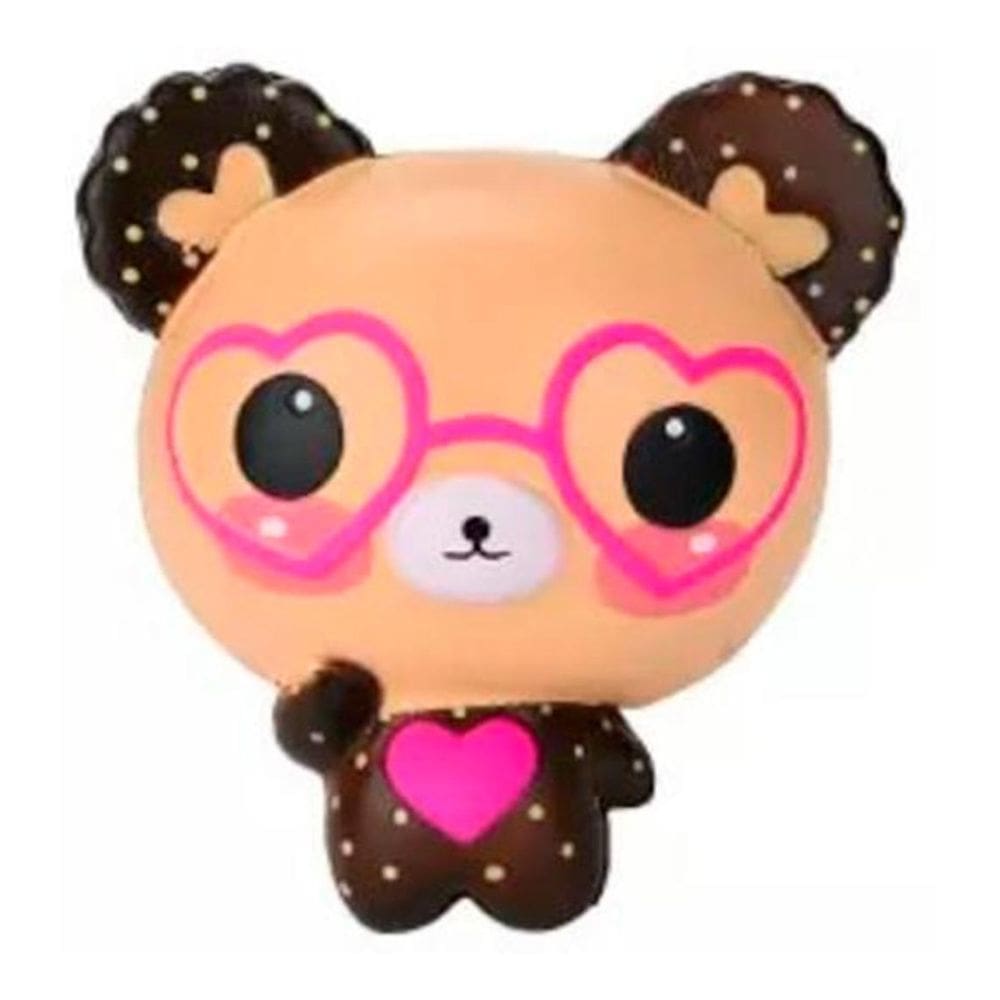 Squishie Fidget Anti Relief Toys Ursinho Óculos Heart