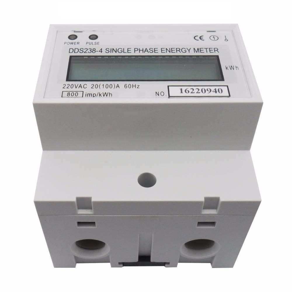 Medidor Consumo Energia Monofasico 220V 100A Wattimetro Ac