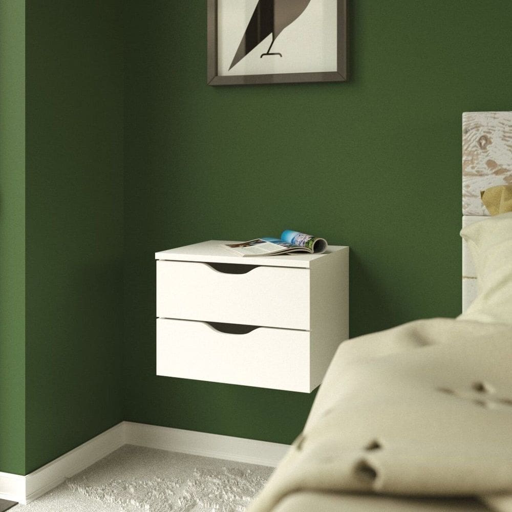 Acessório para Quarto Gaveteiro Suspenso Decore Branco