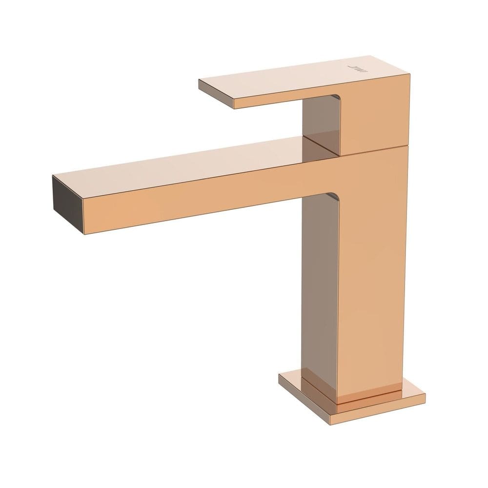 Torneira de Mesa Bica Baixa para Lavatório Madrid Jiwi Rosé Gold