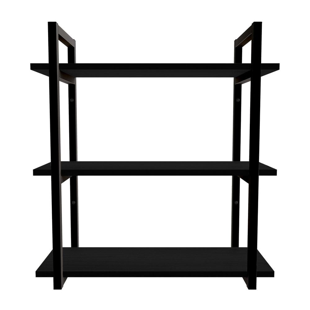 Kit Prateleira para Sala de Estar Decore Preto