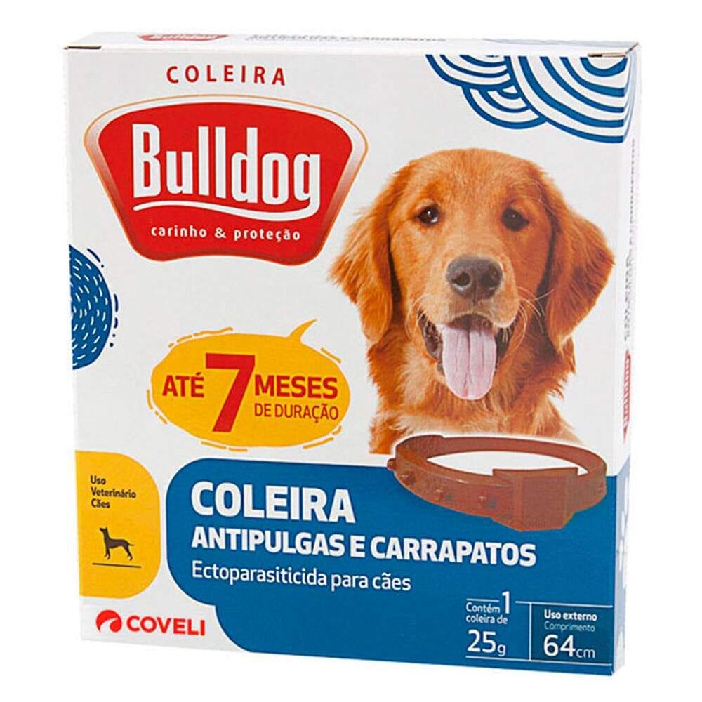 Coveli Bulldog Coleira 25 g (64 cm)