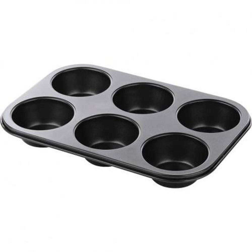 Forma Antiaderente Para Cupcake Com 6 Cavidades