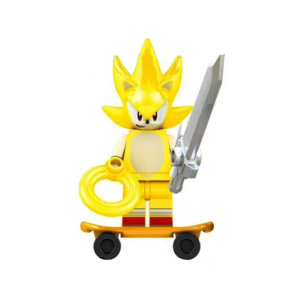 Boneco Sonic The Hedgehog Bloco De Montar Escolha
