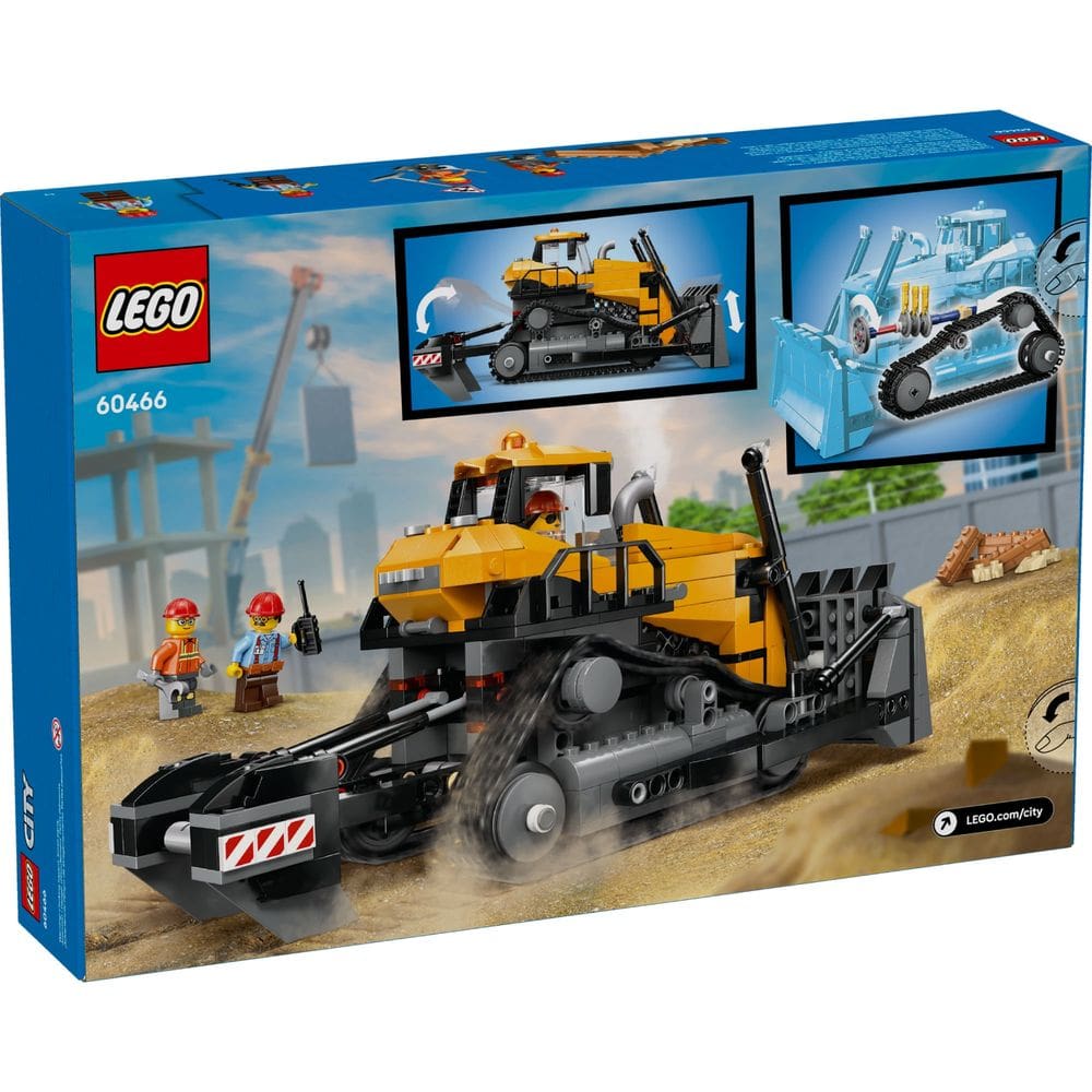 Blocos de Montar - Trator de Esteira Amarelo LEGO DO BRASIL
