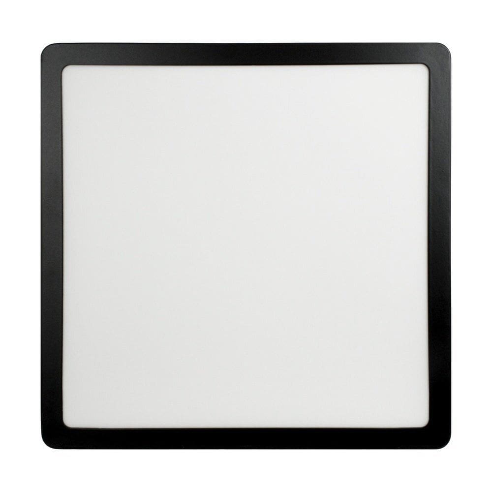 Painel Led Quadrado Sobrepor 24w 4000k Foxlux Preto