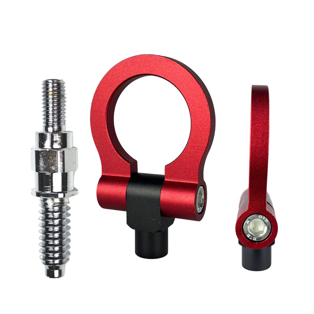 Engate Reboque Esportivo Tow Hook Universal VERMELHO tuning