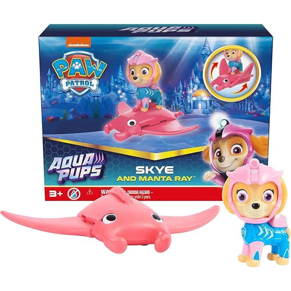 Patrulha Canina, Aqua Pups Skye e Manta Ray Nickeldeon