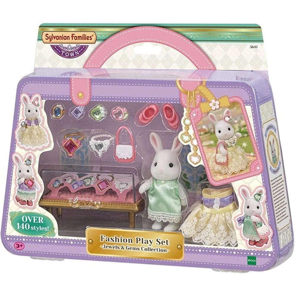 Sylvanian Families Fashion PLAY SET Coleçao Joias e Pedras Preciosa EPOCH Magia 5647
