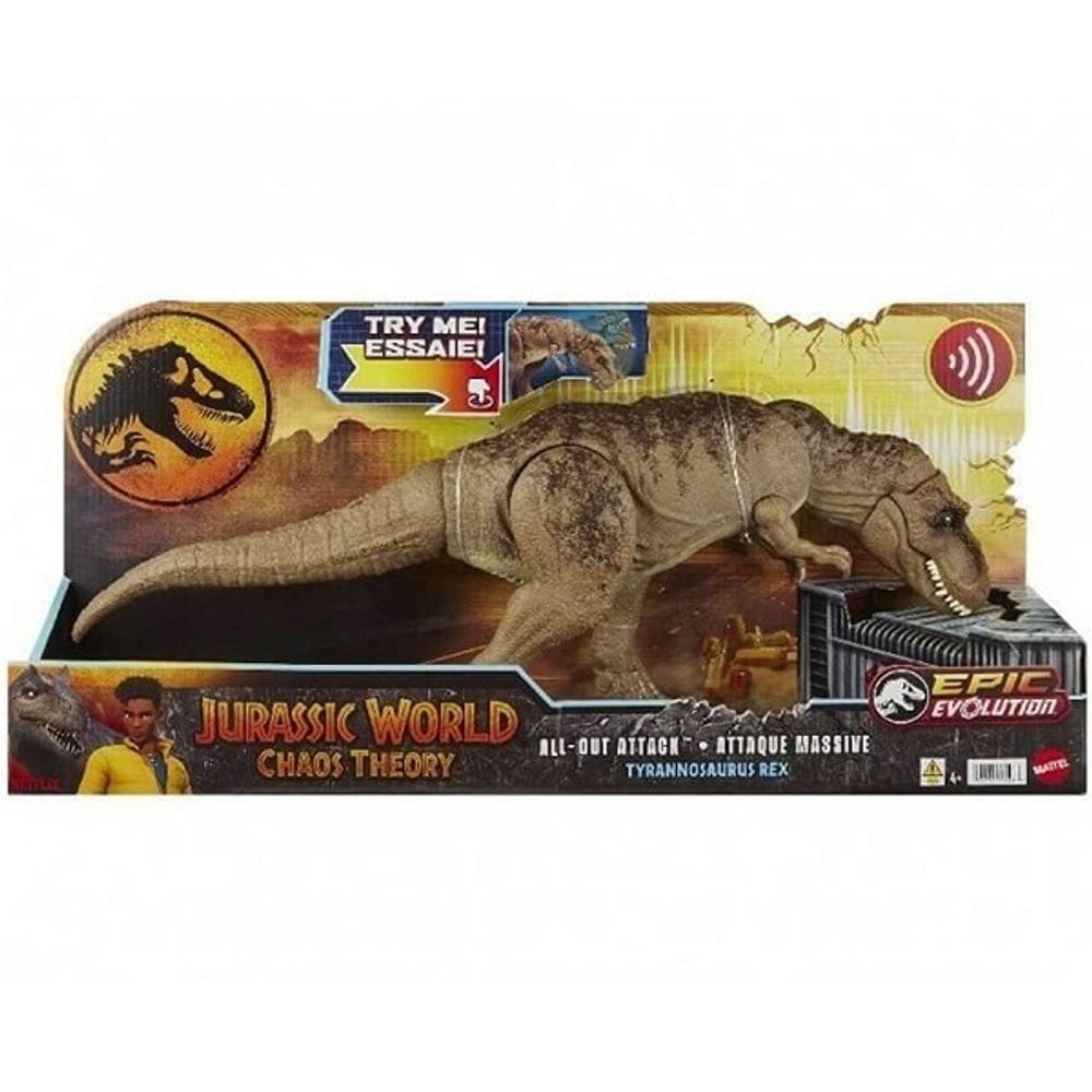 Jurassic WORLD T. REX Ataque Total Mattel HXF53