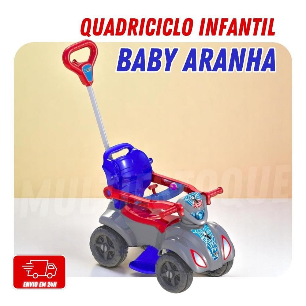 Quadriciclo Infantil Spyder - Baby Em Cores
