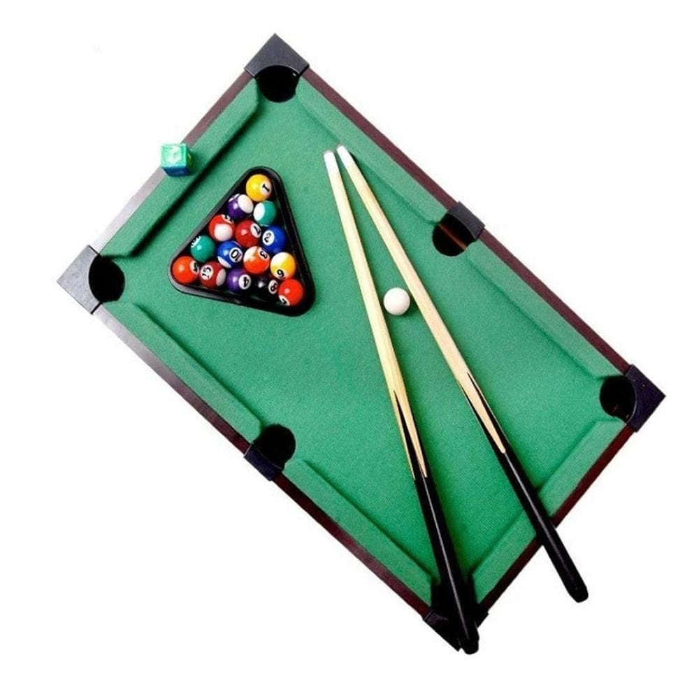 Mesa De Sinuca Mini Bilhar Snooker Portátil Jogo Brinquedo