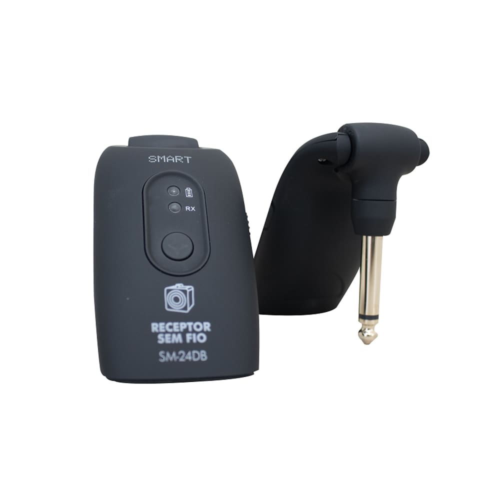 E Transmissor Dobravel Sem Fio Uhf Smart Sm-24Db