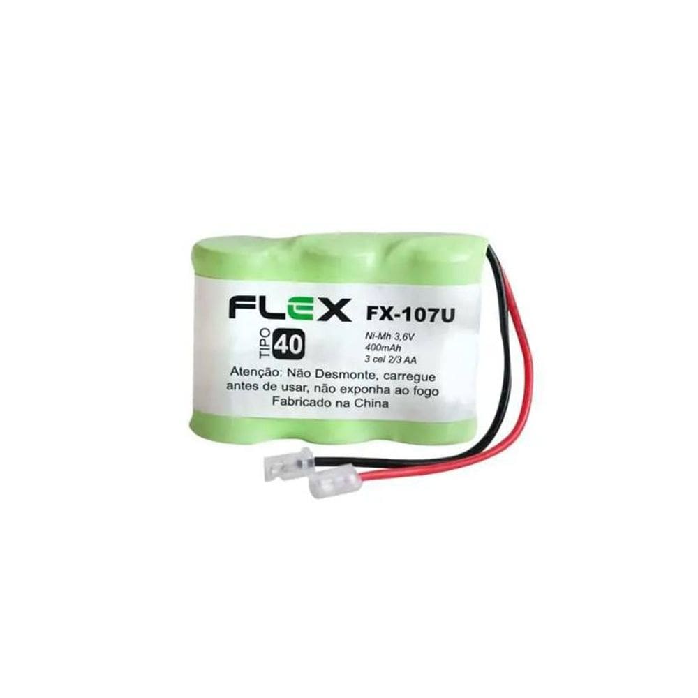 Bateria P/ Telefone Sem Fio "flex" Fx-107u 3.6v 400mah