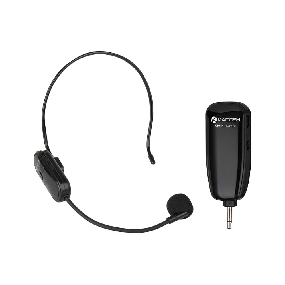 Microfone K201H Headset Transmissor e Sem Fio Kadosh