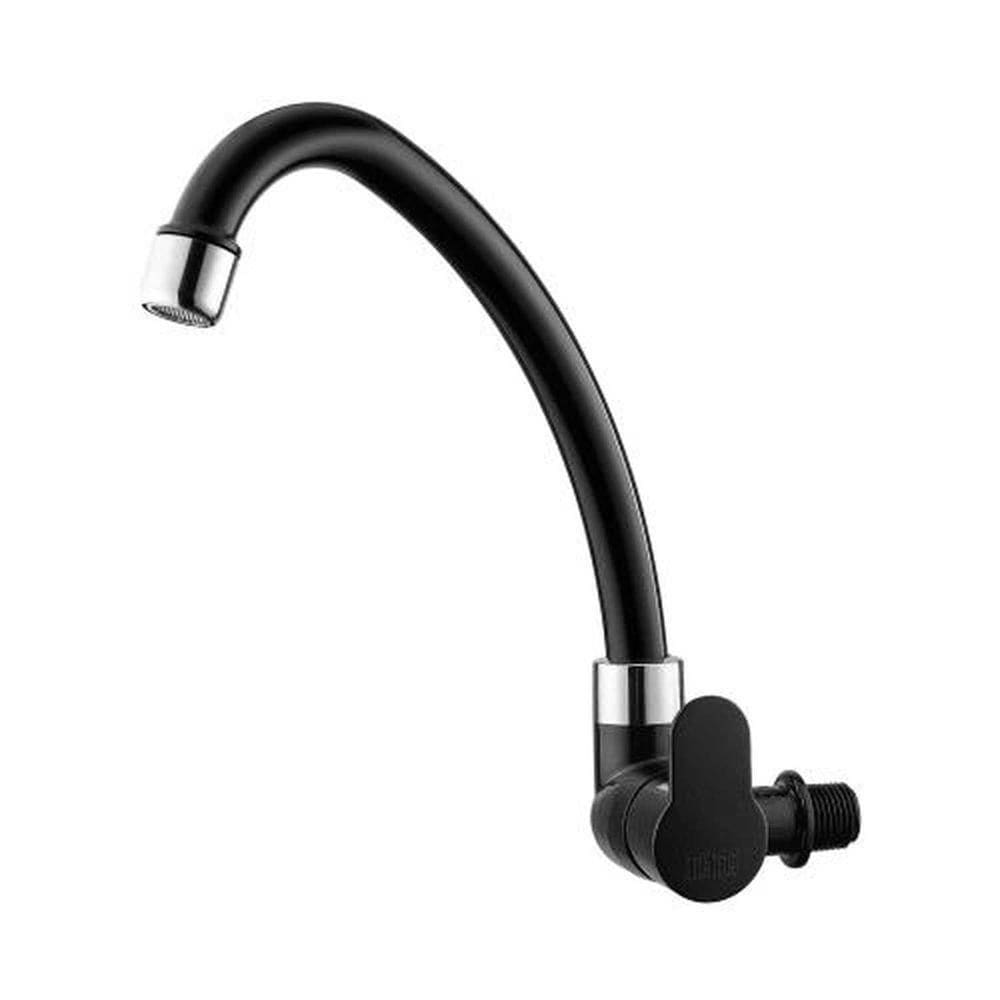 Torneira Tivoli Parede Preta/cromada Bica Móvel - Abs De Alta Qualidade